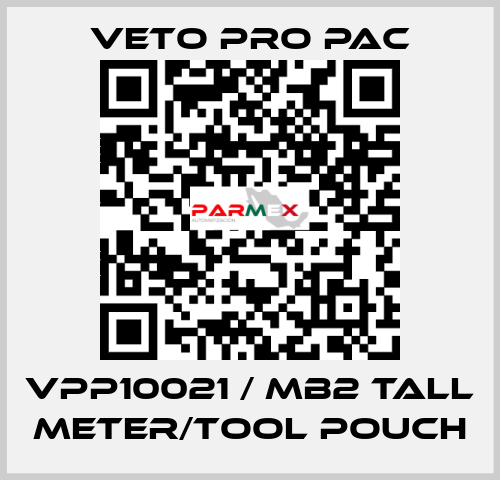 VPP10021 / MB2 Tall Meter/Tool Pouch Veto Pro Pac