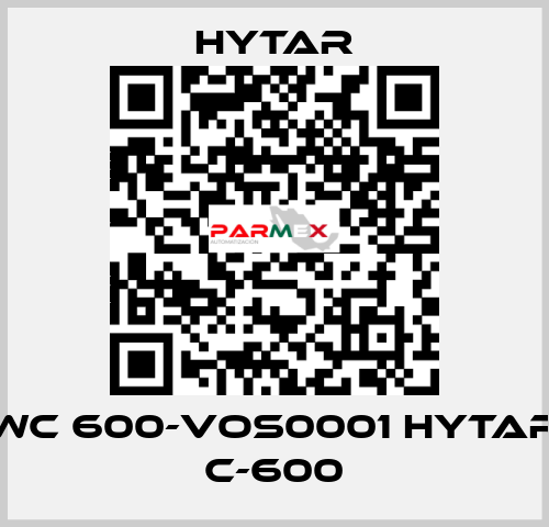 WC 600-VOS0001 HYTAR C-600 Hytar
