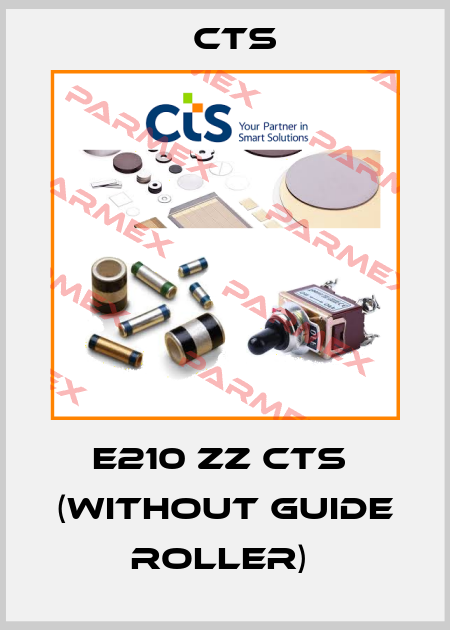 E210 ZZ CTS  (without guide roller)  Cts
