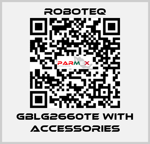 GBLG2660TE with accessories Roboteq