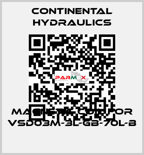 magnetic coil for VSD03M-3L-GB-70L-B Continental Hydraulics