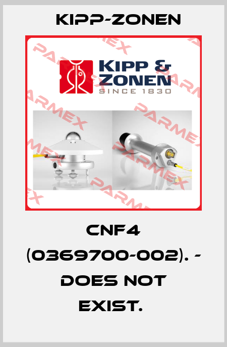CNF4 (0369700-002). - does not exist.  Kipp-Zonen