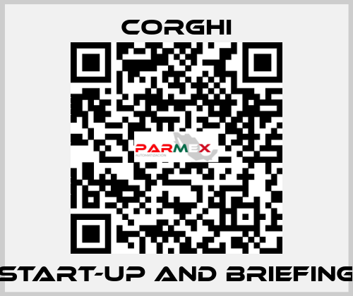Start-up and briefing Corghi