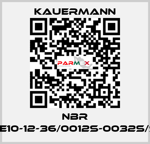 NBR Buckle10-12-36/0012S-0032s/SHA70 Kauermann