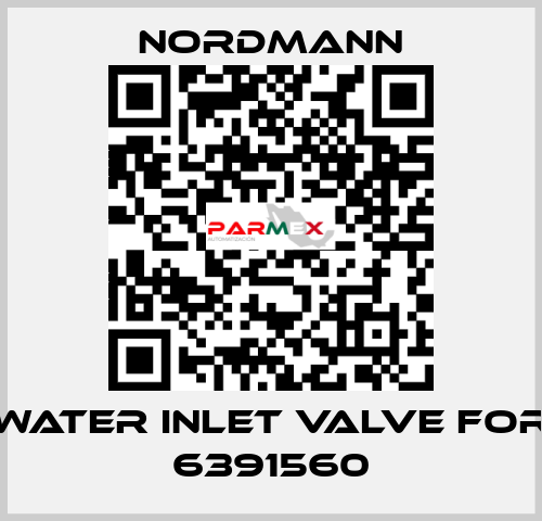 water inlet valve for 6391560 Nordmann