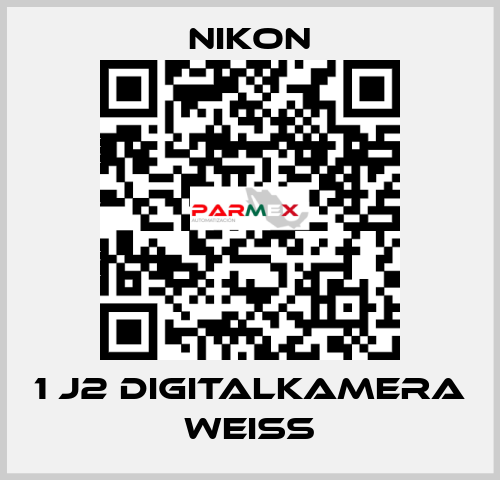 1 J2 Digitalkamera weiß Nikon