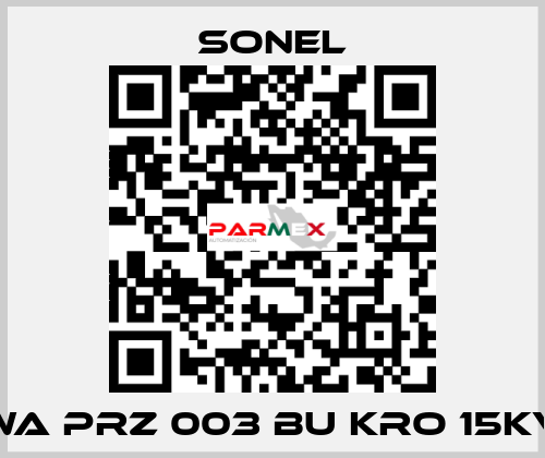 WA PRZ 003 BU KRO 15KV Sonel