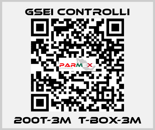 200T-3M  T-BOX-3M GSEI Controlli