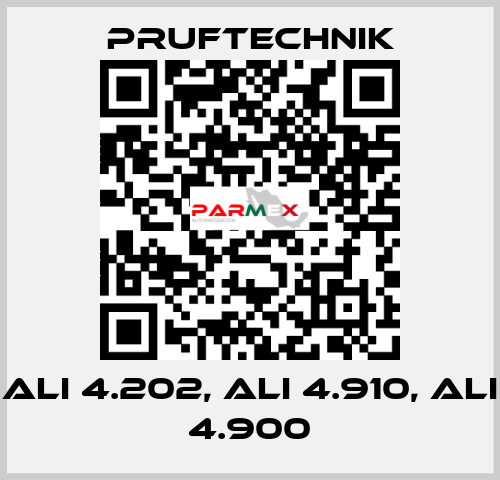 ALI 4.202, ALI 4.910, ALI 4.900 Pruftechnik