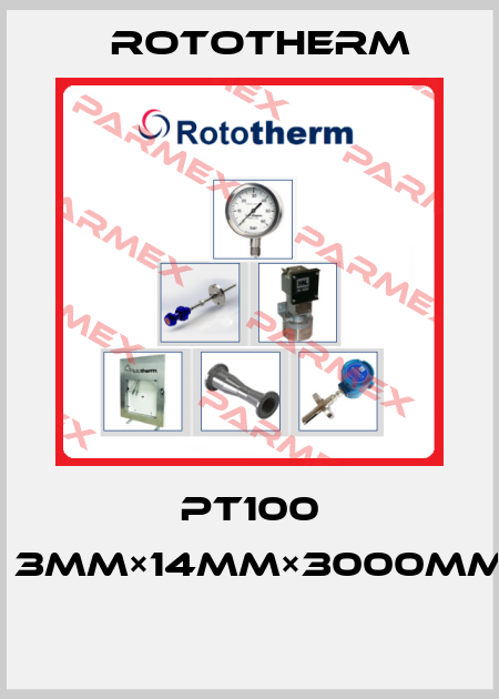 Pt100 ф3mm×14mm×3000mm  Rototherm