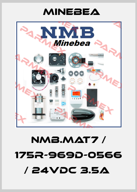 NMB.MAT7 / 175R-969D-0566 / 24VDC 3.5A  Minebea
