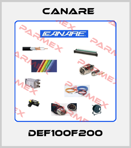 DEF100F200 Canare