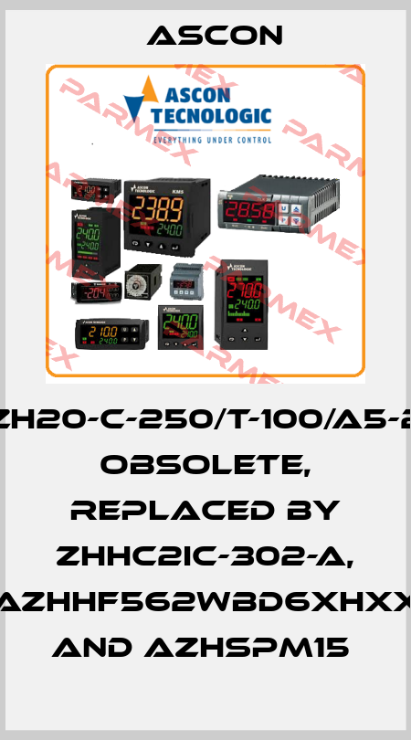 ZH20-C-250/T-100/A5-2 OBSOLETE, replaced by ZHHC2IC-302-A, AZHHF562WBD6XHXX and AZHSPM15  Ascon