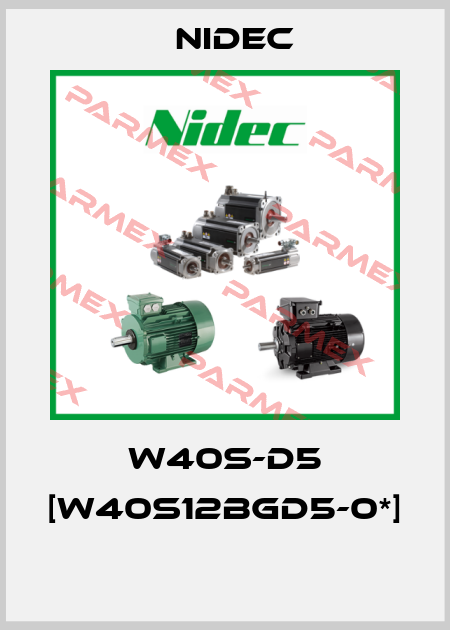 W40S-D5 [W40S12BGD5-0*]  Nidec