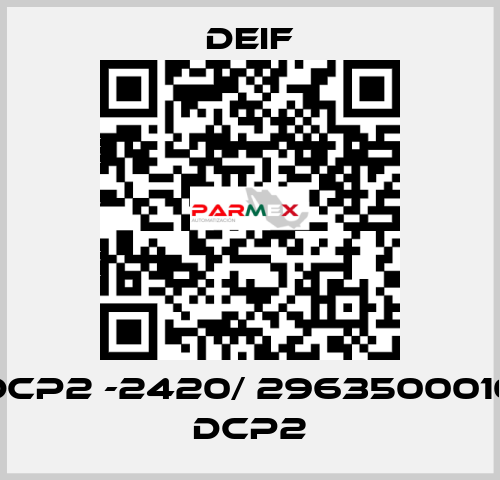 DCP2 -2420/ 1240020010 Deif