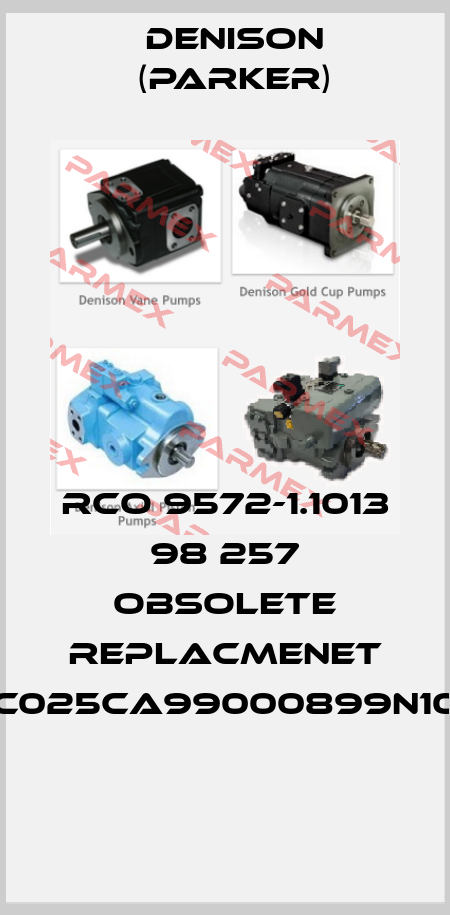 RCO 9572-1.1013 98 257 obsolete replacmenet C025CA99000899N10  Denison (Parker)