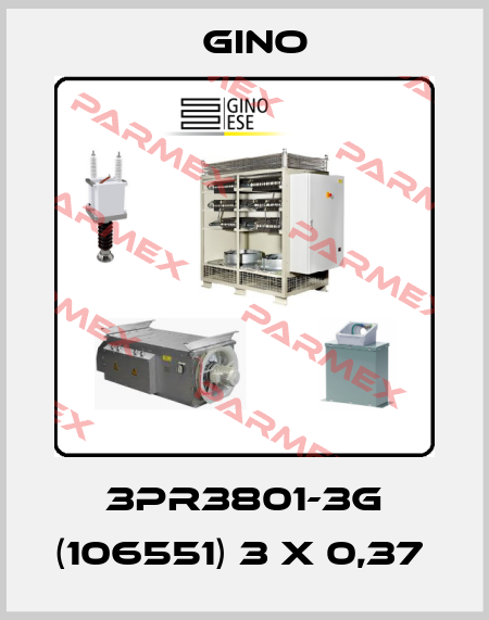 3PR3801-3G (106551) 3 x 0,37  Gino
