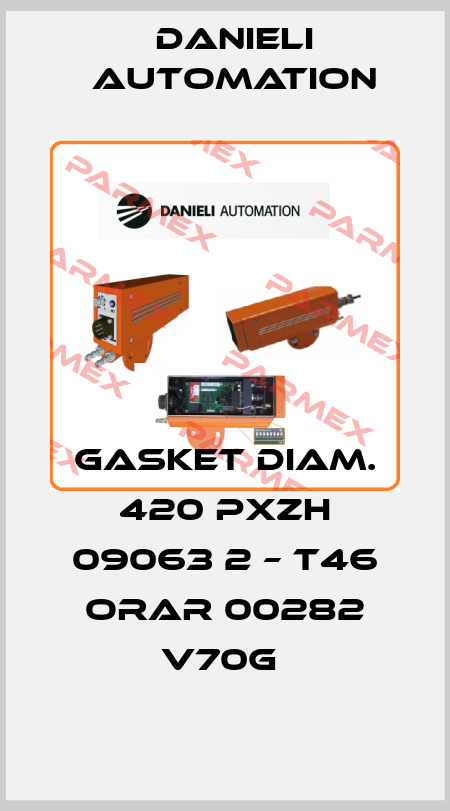 Gasket Diam. 420 PXZH 09063 2 – T46 ORAR 00282 V70G  DANIELI AUTOMATION