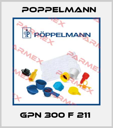 GPN 300 F 211  Poppelmann
