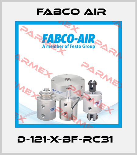 D-121-X-BF-RC31   Fabco Air