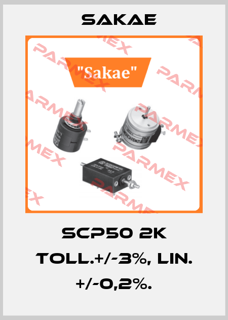 SCP50 2K toll.+/-3%, Lin. +/-0,2%. Sakae
