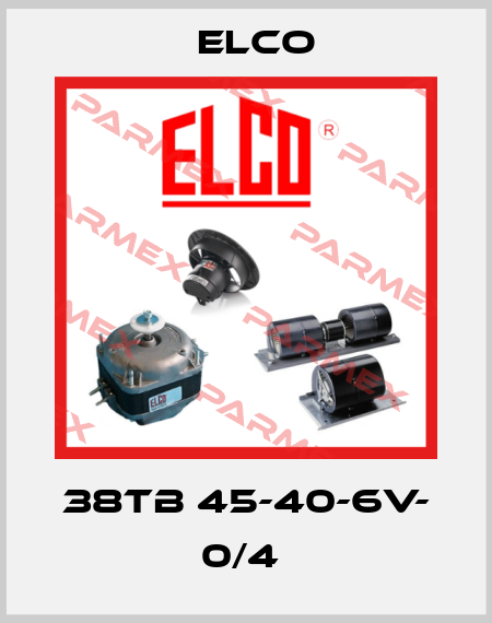 38TB 45-40-6V- 0/4  Elco