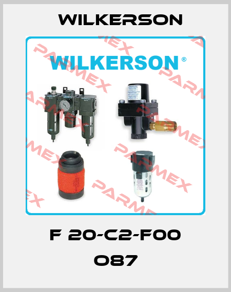 F 20-C2-F00 O87 Wilkerson