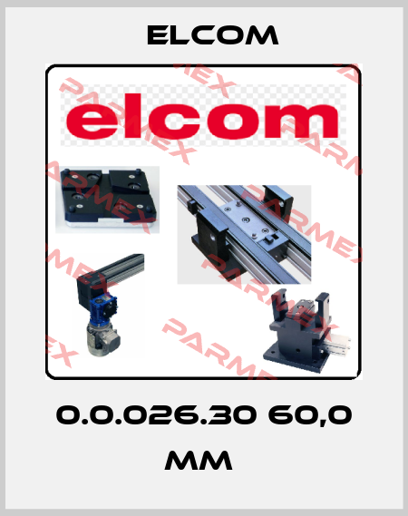 0.0.026.30 60,0 mm  Elcom