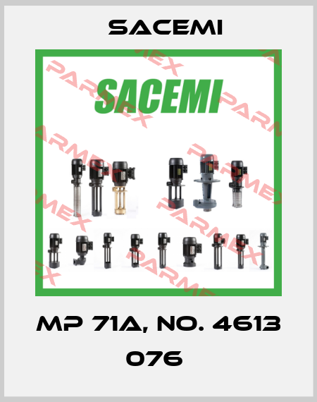 MP 71A, No. 4613 076  Sacemi