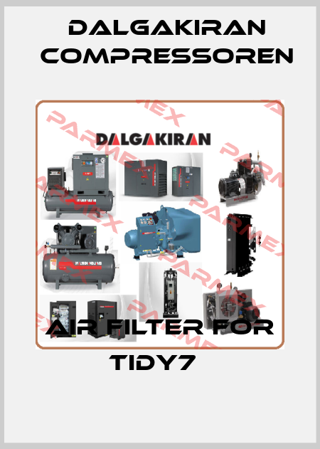 Air filter for TIDY7   DALGAKIRAN Compressoren