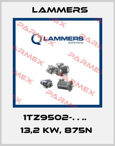 1TZ9502-….   13,2 KW, 875n  Lammers
