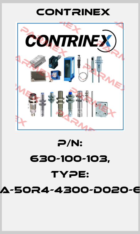P/N: 630-100-103, Type: YCA-50R4-4300-D020-69K  Contrinex