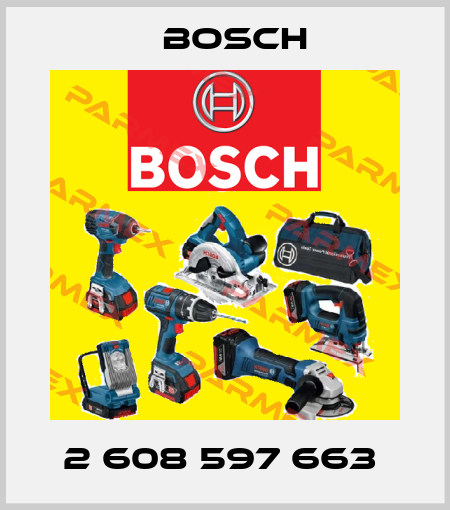 2 608 597 663  Bosch