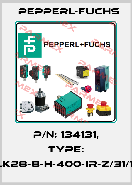 p/n: 134131, Type: RLK28-8-H-400-IR-Z/31/116 Pepperl-Fuchs