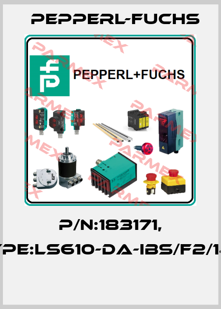 P/N:183171, Type:LS610-DA-IBS/F2/146  Pepperl-Fuchs