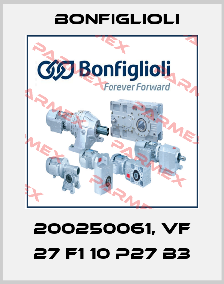 200250061, VF 27 F1 10 P27 B3 Bonfiglioli