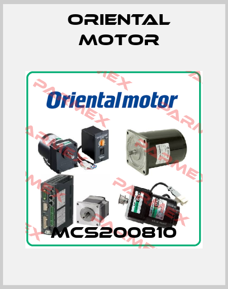 MCS200810 Oriental Motor