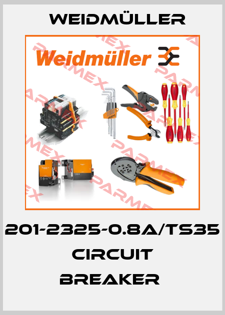 201-2325-0.8A/TS35 CIRCUIT BREAKER  Weidmüller