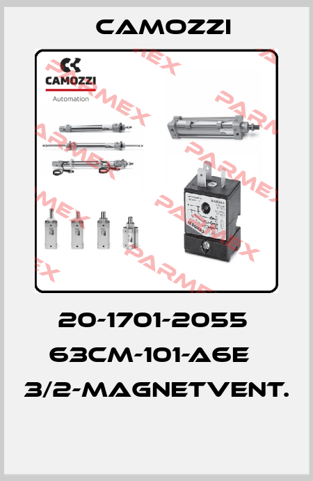 20-1701-2055  63CM-101-A6E   3/2-MAGNETVENT.  Camozzi