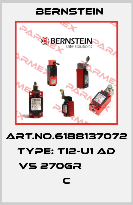 Art.No.6188137072 Type: TI2-U1 AD VS 270GR           C Bernstein