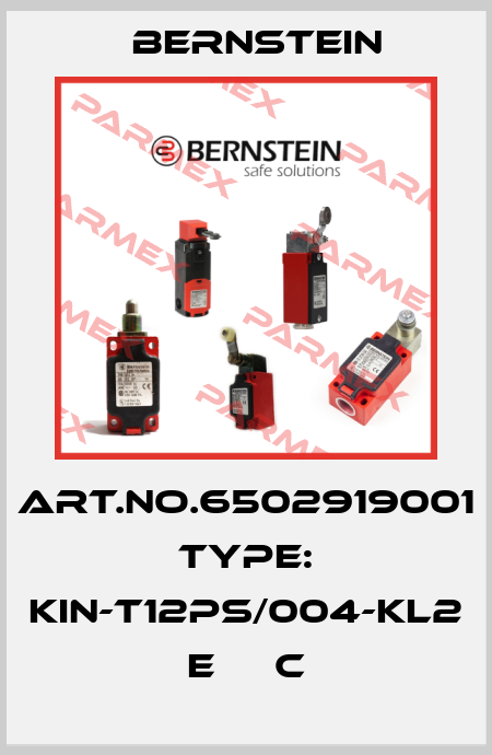 Art.No.6502919001 Type: KIN-T12PS/004-KL2      E     C Bernstein