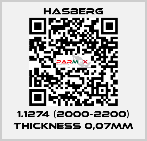 1.1274 (2000-2200) thickness 0,07mm Hasberg