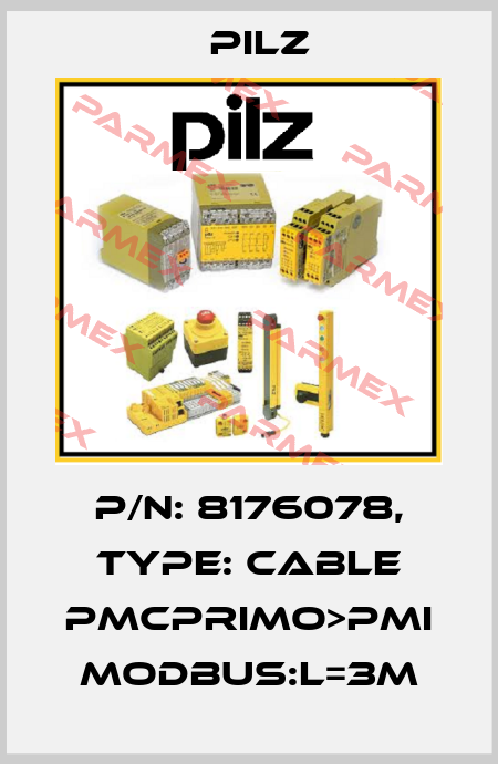 p/n: 8176078, Type: Cable PMCprimo>PMI Modbus:L=3M Pilz