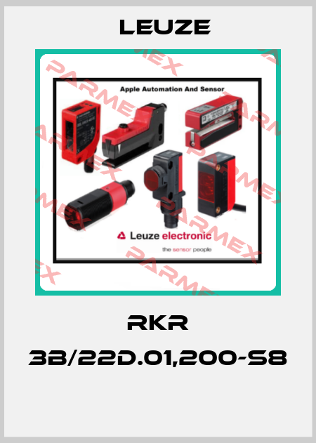 RKR 3B/22D.01,200-S8  Leuze