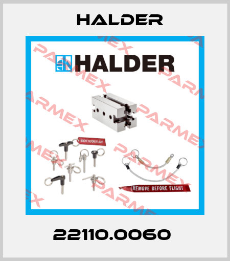 22110.0060  Halder