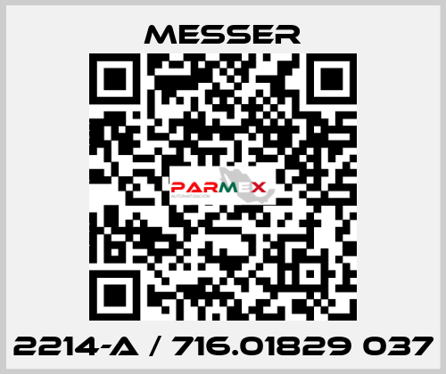 2214-A / 716.01829 037  Messer