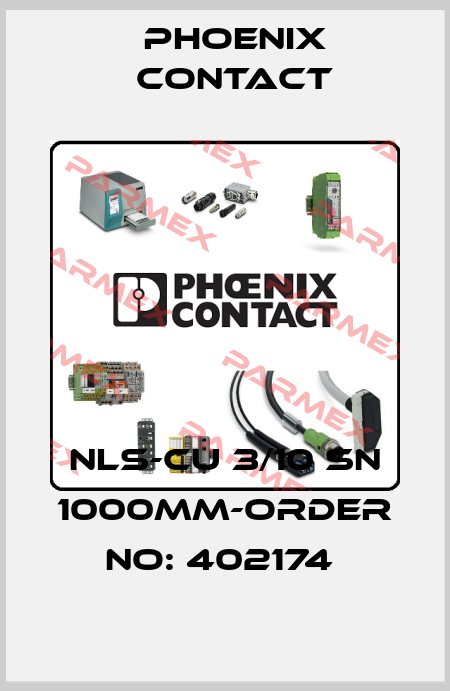 NLS-CU 3/10 SN 1000MM-ORDER NO: 402174  Phoenix Contact