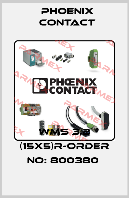 WMS 3,2 (15X5)R-ORDER NO: 800380  Phoenix Contact