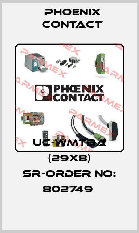 UC-WMTBA (29X8) SR-ORDER NO: 802749  Phoenix Contact