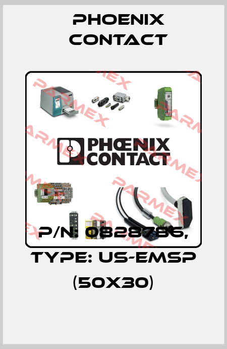 P/N: 0828786, Type: US-EMSP (50X30) Phoenix Contact